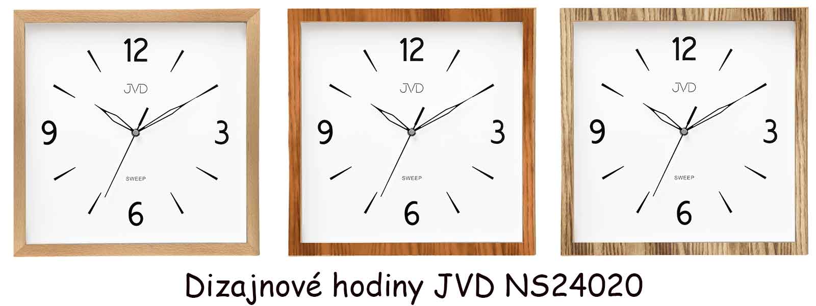 Dizajnové hodiny JVD NS24020